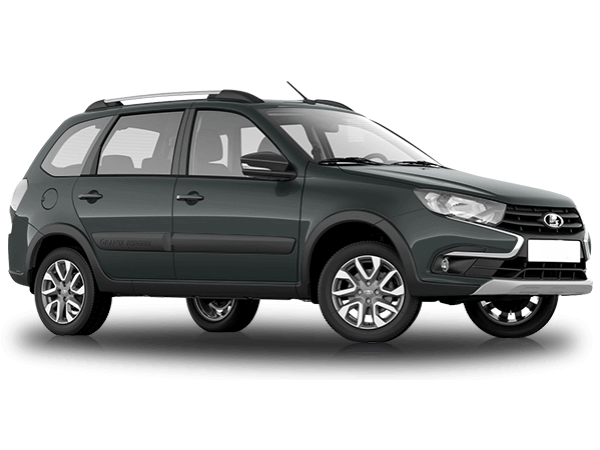 Lada Granta Cross Цвет: Серебристо-темно-серый Борнео (металлик)