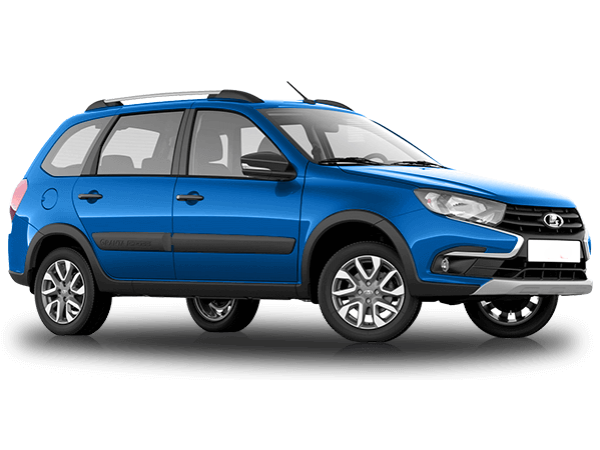 Lada Granta Cross Цвет: Ярко-синий Голубая планета (металлик)